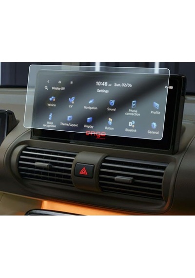Hyundai Inster 10.25 İnç İle Uyumlu Ekran Koruyucu Multimedya Nano Belirtilmemiş