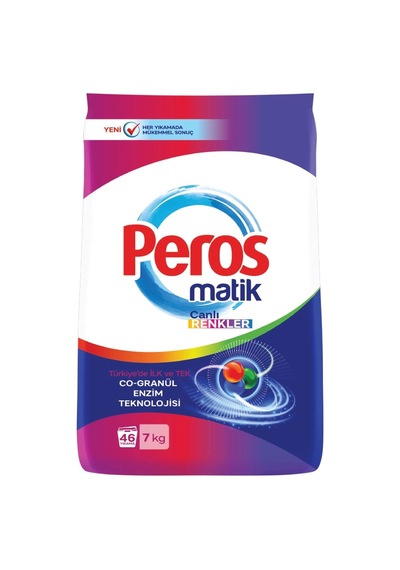 2 Adet Peros Canlı Renkler Toz Deterjan 7 Kg