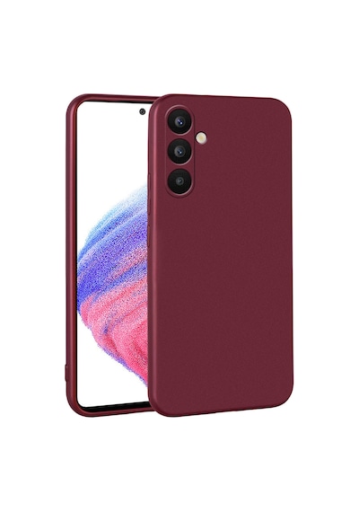 Zore Galaxy A34 Kılıf Ogaa Premier Silikon Kapak - Mürdüm
