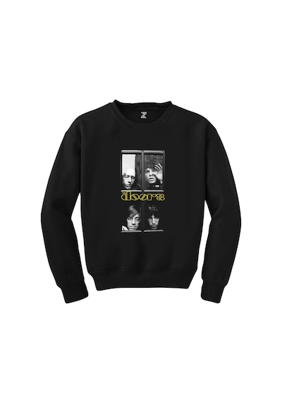 The Doors Windows Siyah Sweatshirt