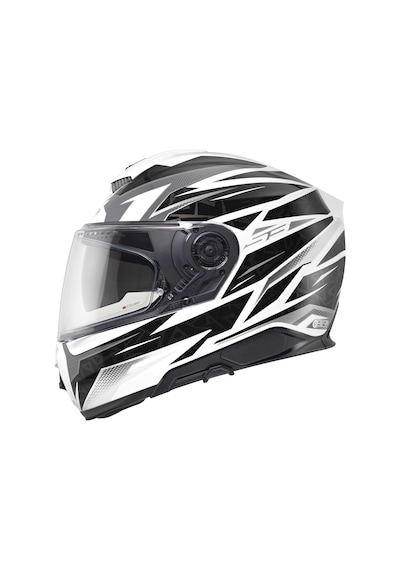 Schuberth S3 Thunder Kapalı Motosiklet Kaskı Siyah Beyaz
