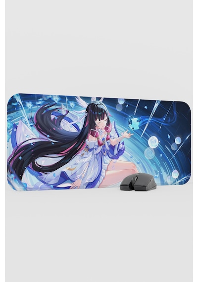 Columbina Damselette Genshin Impact Anime Oyuncu V3 - 70x30 Xl Gaming Mouse Pad Fare Altlığı