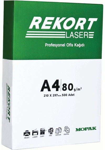 Mopak Rekord A4 Fotokopi Kağıdı 80 Gr 500 Lü