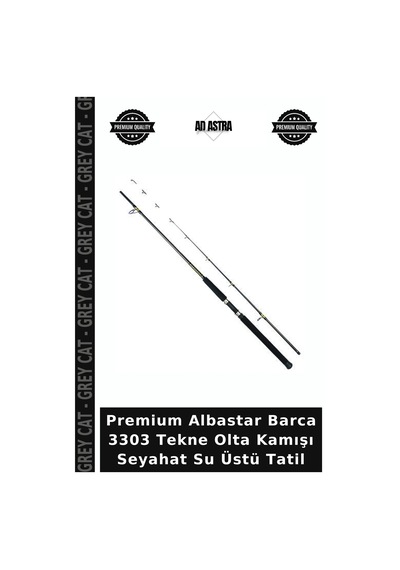 Premium Albastar Barca 3303 Tekne Olta Kamışı Seyahat Su Üstü Tatil 240cm