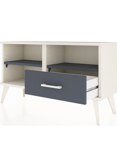 Arges Şifonyer 2 Raflı Tek Çekmeceli 88x30x48 Aytaşı-antrasit Antrasit Arges Şifonyer 2 Raflı Tek Çekmeceli 88x30x48 Aytaşı-antrasit Antrasit