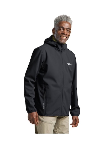 Jack Wolfskin Bornberg Hoody M Softshell 1307471-t0350 Siyah