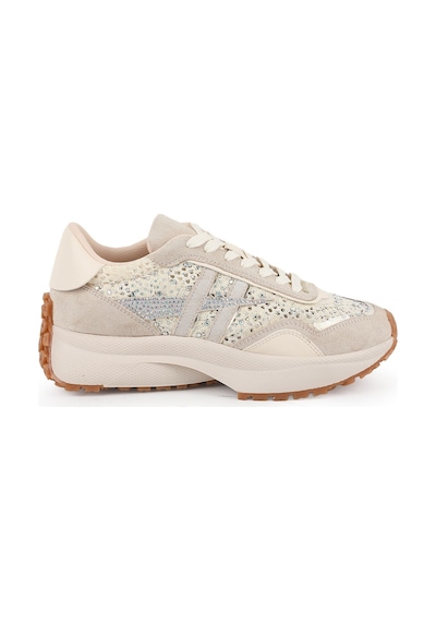 Lbr Libero L083.83161 Taş İşlemeli Kalın Tabanlı Kadın Sneaker Bej