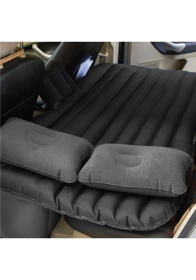 Automix Araç İçi Şişme Yatak Pompa Dahil 2 Yastık Çantalı 135x86x10cm 1 Adet