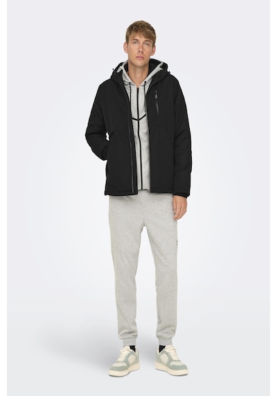 Only & Sons Onsjayden Hood Jacket Otw Vd Siyah 22025214 Siyah