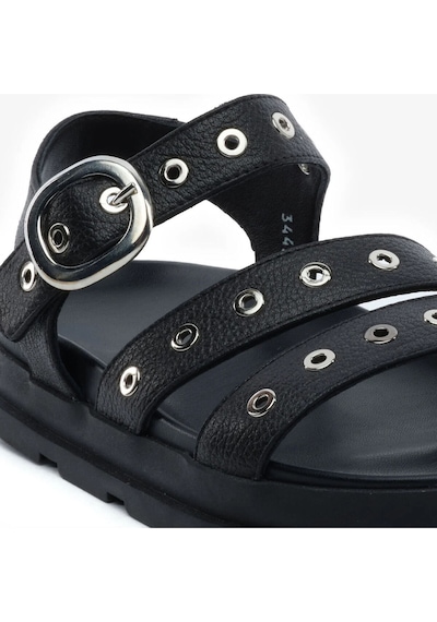 Greyder Kadın Siyah Hakiki Deri Sandalet 5y2cs34470 7561 Sıyah