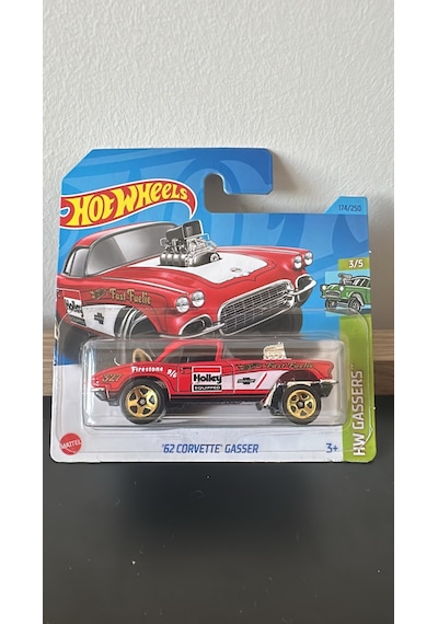 Hot Wheels 62 Corvette Gasser Kırmızı