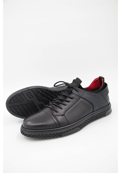 Komcero 2Y9166-P3673 Erkek Casual Ayakkabı - Siyah