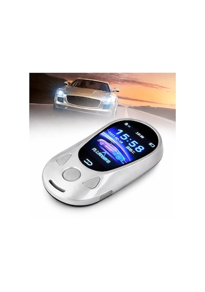 Smart Key Akıllı Araç Anahtarı Tk988 Gümüş Dokunmatik Ekranlı Uzaktan Kumanda Smart Display Key Universal Araba Anahtarı