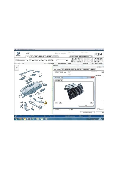 Vw Passat B6 B7 / Cc Arka Havalandırma 3c0819203 / 3aa819203 Uyumlu