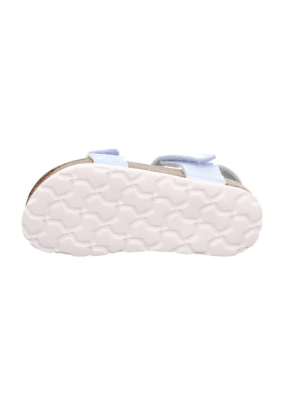 Superfit Fussbett Kız Çocuk Açık Mavi Mantar Tabanlı Sandalet Açık Mavi