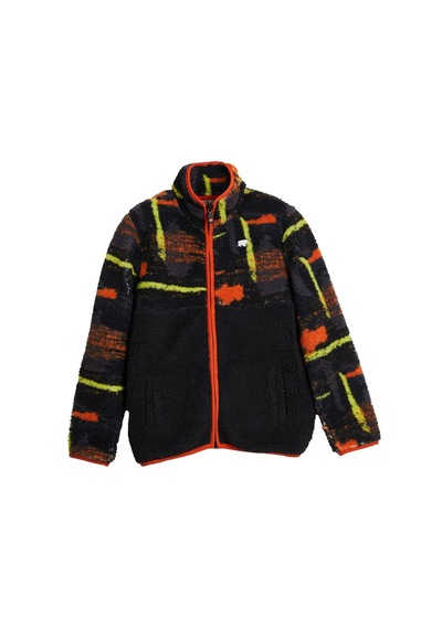 Bad Bear Vernon Siyah Çocuk Full-zip Polar Sweatshirt SIYAH