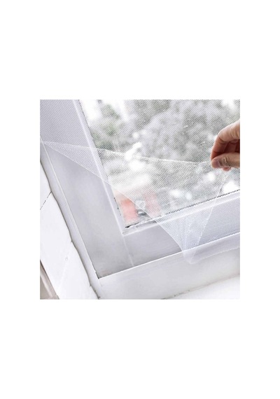 75 X 125 Cm 4 Mt Bant Kesilebilir Hazır Pencere Tül Sineklik Pratik Tak Çıka