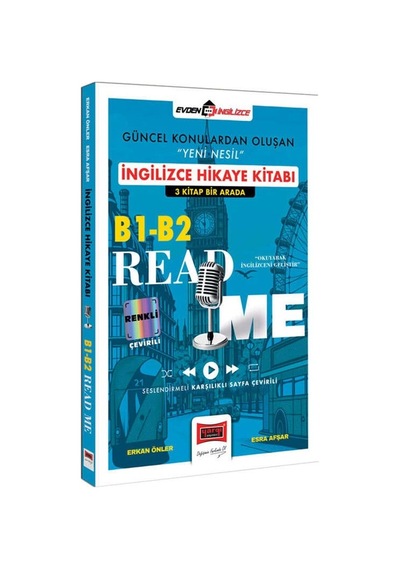 Yargı Yayınları B1 B2 Read Me İngilizce Hikaye Kitabı 3 Kitap Bir Arada