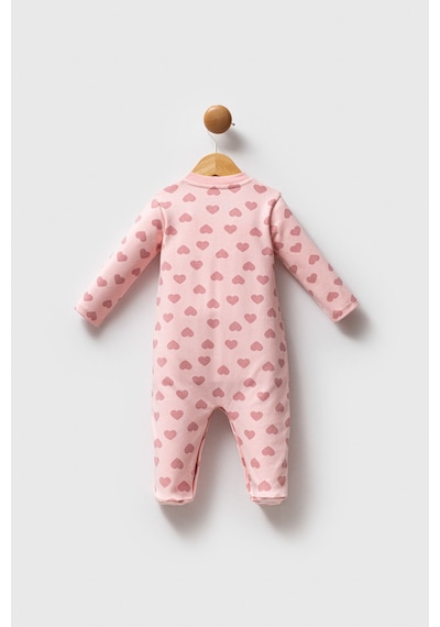 U.S. Polo Assn. Kız Bebek Pembe Tulum Usb2715-c-v1 Pembe