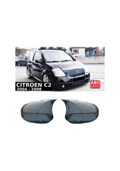 Citroen C2 Batman Yarasa Ayna Kapağı Piona Black Abs 2004 2005 2006 2007 2008