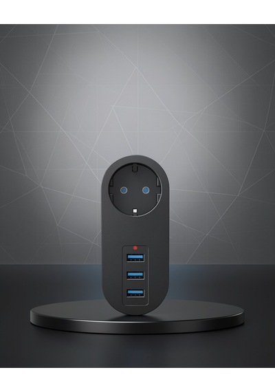 Akım Korumalı Usb Priz 2500w Uczzz3400priz-4 Diğer