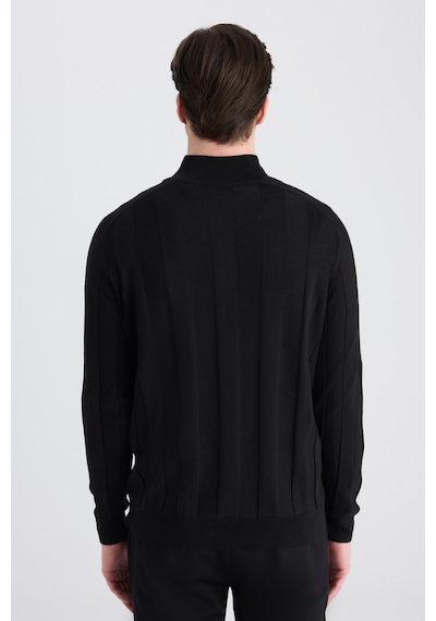 D's Damat Ds Damat Regular Fit Siyah Düz Örgü Kazak 5hf063902154m Çok Renkli