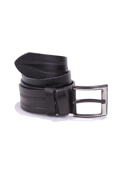 Dagoster 4.5 CM Hakiki Deri Erkek Kemer Siyah DMK26-461DG Siyah