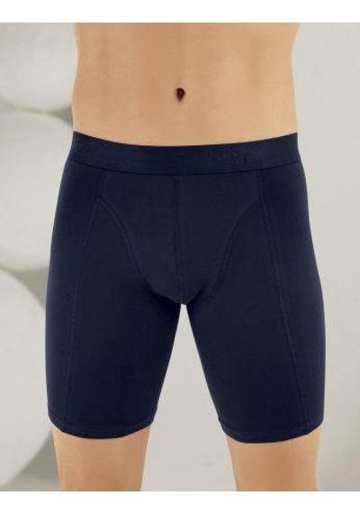 Şahinler Erkek Likralı Uzun Boxer Renk Seçenekli E114 Lacivert