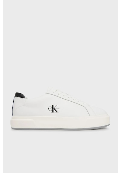 Calvin Klein Erkek Ayakkabı Ym0ym01460 01w Beyaz-siyah Beyaz-siyah