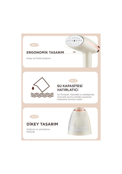Torima KY-003 Dikey Buharlı Seyahat Ütüsü