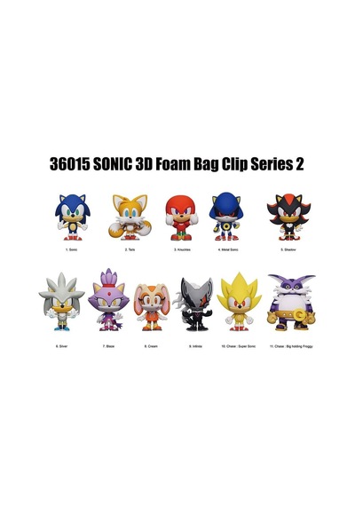 Mono 36015 Monogram Sonic Klipsli Figür Seri 2 24lü Display
