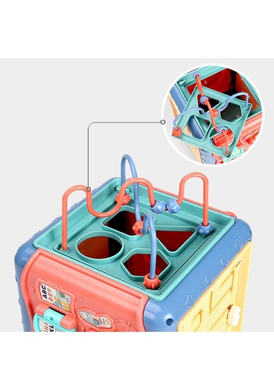 Meşgul Toddlers İçin Fidget Oyuncak Küpleri Çocuklar İçin Etkileşimli Öğrenme Oyuncak Hediyesi