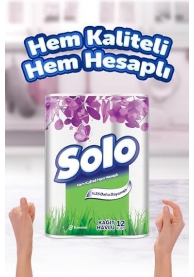 Solo Kağıt Havlu 12 Rulo