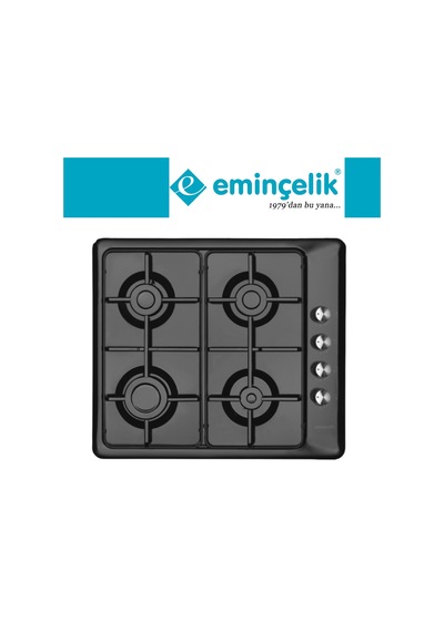 Eminçelik Ve AFM Roetto FM7600 - 31 222 - FM3400B Siyah 3'lü Ankastre Set