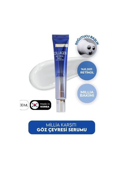 3w Clınıc Millia Yağ Bezesi Karşıtı Soğutucu başlık Retinol Göz Serumu 3W Clinic Collagen Retinol Eye Serum