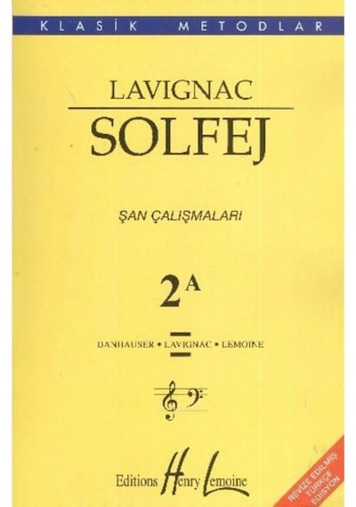 Lavignac Solfej 2a - Şan Çalışmaları-blk19786055992392