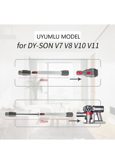 Dyson V15 Uyumlu Detect Absolute Kablosuz Süpürge Teleskopik Boru