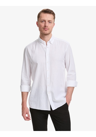 Pierre Cardin Erkek Beyaz Gömlek Desenli 50320941-vr013