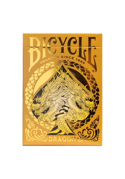 Bicycle Gold Dragon Folyo Premium Oyun Kartları, 1 Güverte