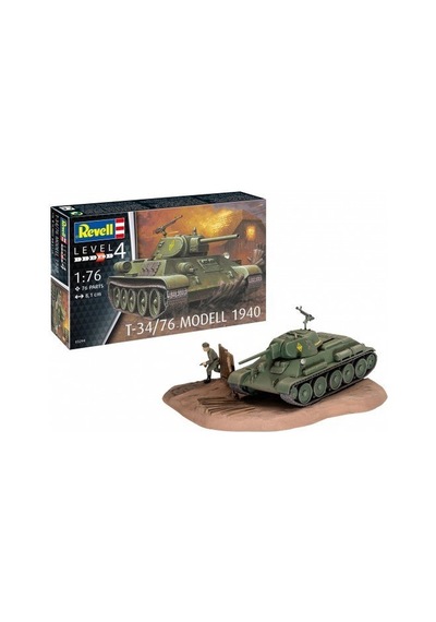 Revell Maket Askeri Tank N 03294 1/76 T-34/76 Modell 1940