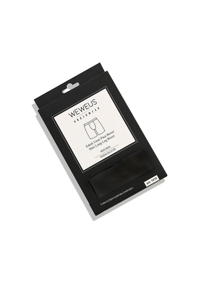 Weweus Siyah Micro Modal Premium Erkek Uzun Boxer 1419 Siyah
