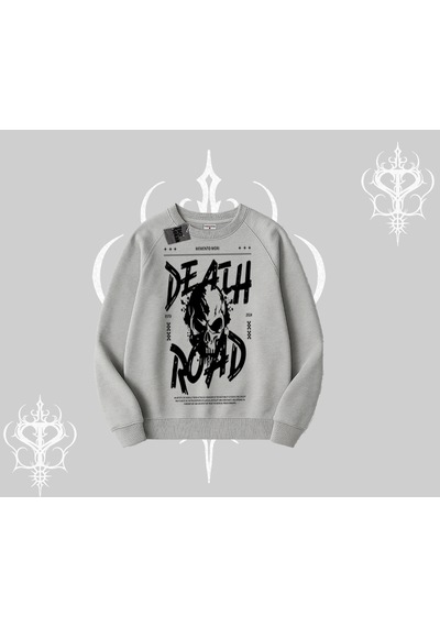 Startmore Biskilet Sweatshirt Death Road Memento Mori Street Manifest Gri