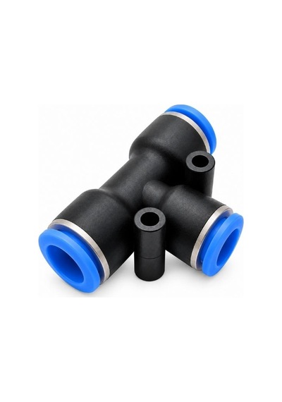 8mm Pnömatik Hızlı Hortum Bağlantı Rakoru Pe Tip Hava Boru Eki 8 MM