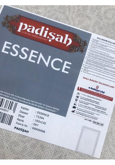Padişah Halı Essence 73394 097 Serisi Akrilik Salon Oturma Yatak Odası Halısı Gri