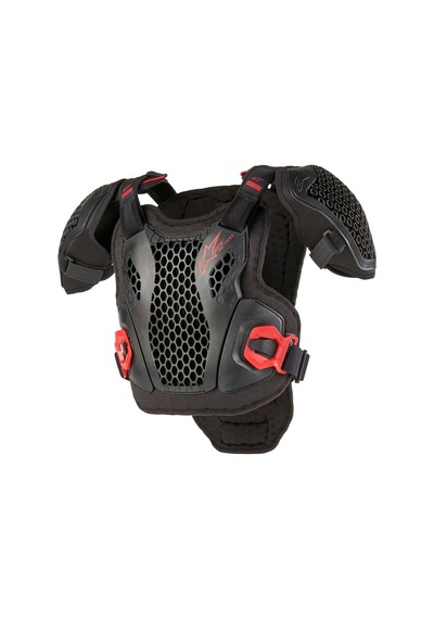 Alpinestars Bionic Action Genççocuk Üst Koruma Siyah Beyaz Kırmızı