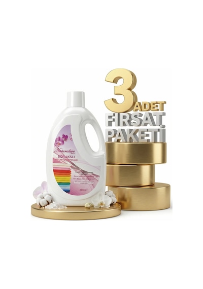 Naturalive Renkliler Sıvı Çamaşır Deterjanı 3x2,50 Lt 2500 ML