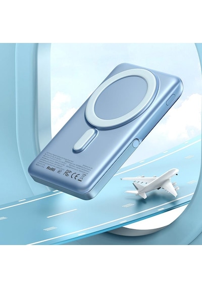 Mcdodo Mc-0692 15W Pd 10.000Mah Magsafe Kablosuz Şarj Powerbank Mavi Mcdodo Mc-0692 15W Pd 10.000Mah Magsafe Kablosuz Şarj Powerbank Mavi