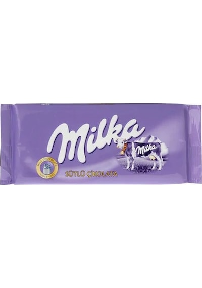 Milka Sütlü Dikdörtgen Çikolata 80 G