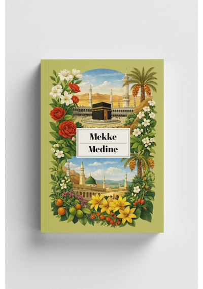 Kolaj Serisi Mekke Medine İslami Defter Ayet-hadisli Çok Renkli