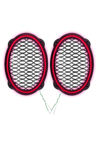 Hoparlör 2 Adet Ledli Oval Kapak